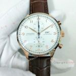 Copy IWC Portuguese White Dial Rose Gold IW371480 Watch
